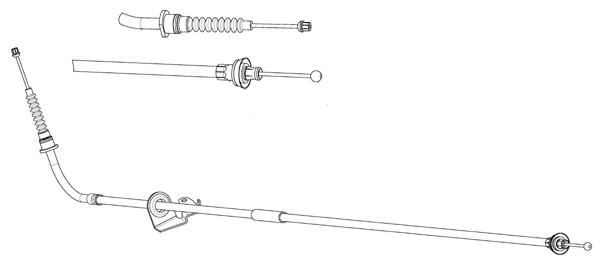 Cable Pull, parking brake (BW02134)