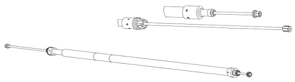 Cable Pull, parking brake (CT02162)