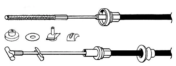 Cable Pull, clutch control (VW01167)