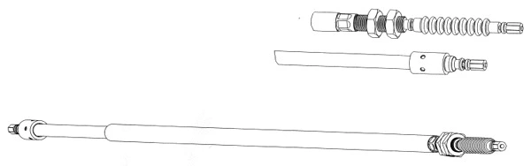Cable Pull, parking brake (CT02137)