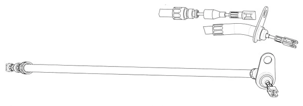 Cable Pull, parking brake (DM02121)