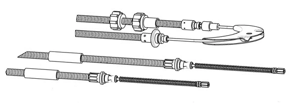 Cable Pull, parking brake (FO02155)