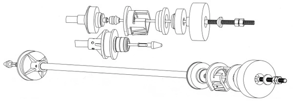 Cable Pull, clutch control (CT01162)