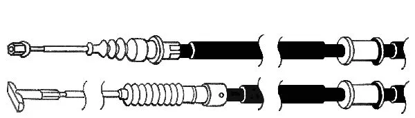 Cable Pull, parking brake (AR02138)