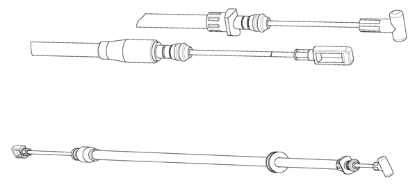 Cable Pull, parking brake (FA02300)