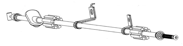 Cable Pull, parking brake (LE02150)
