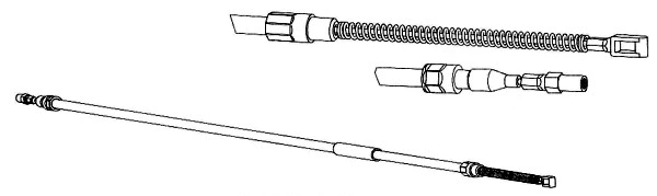 Cable Pull, parking brake (VW02171)