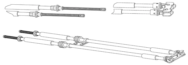 Cable Pull, parking brake (FO02230)
