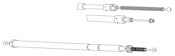 Cable Pull, parking brake (CT02152)