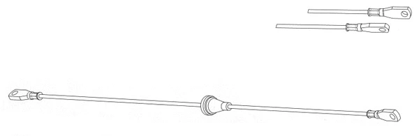 Cable Pull, parking brake (DM02104)
