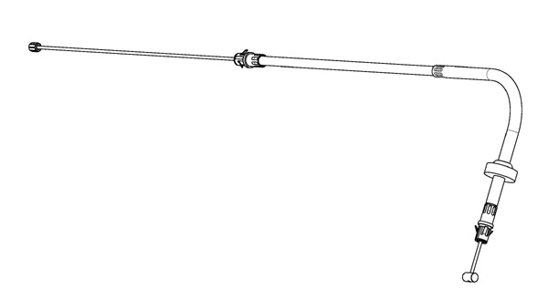 Cable Pull, parking brake (FO02222)