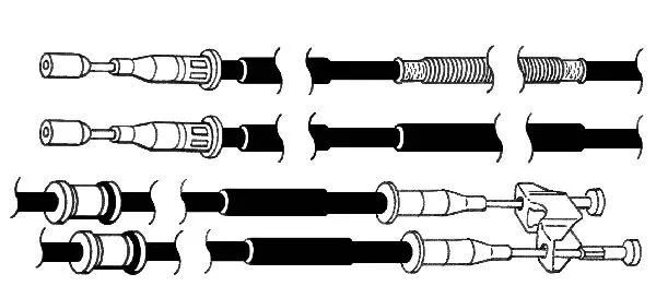 Cable Pull, parking brake (OP02197)