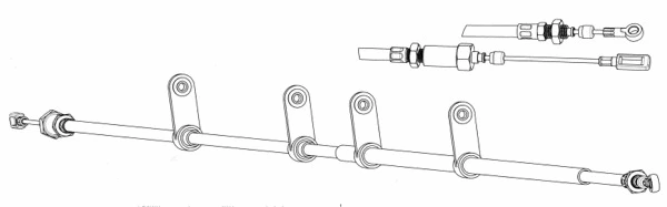 Cable Pull, parking brake (FA02271)