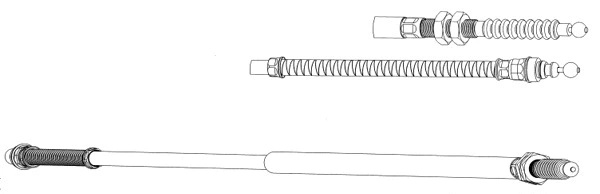 Cable Pull, parking brake (CT02138)