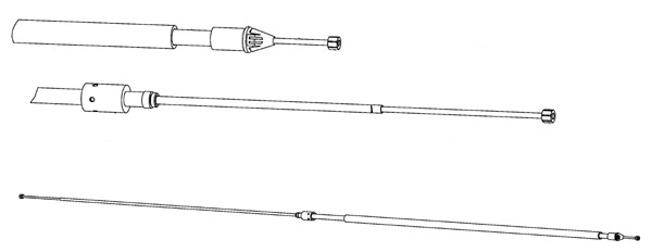 Cable Pull, parking brake (CT02200)