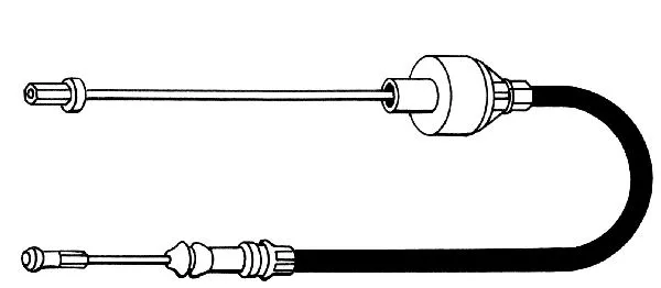 Cable Pull, clutch control (FO01168)