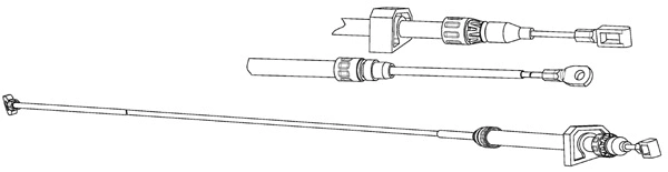 Cable Pull, parking brake (VW02206)