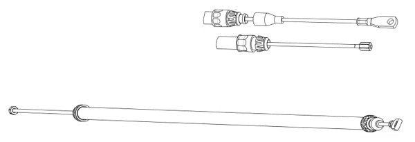 Cable Pull, parking brake (DM02152)