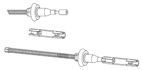 Cable Pull, parking brake (FO02233)