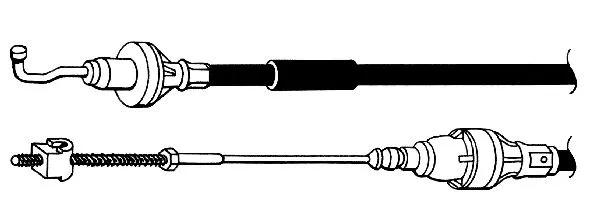 Cable Pull, clutch control (OP01150)