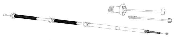 Cable Pull, parking brake (FA02239)