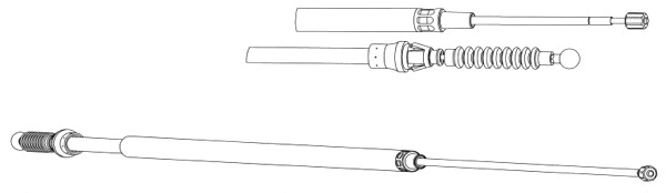 Cable Pull, parking brake (AU02167)