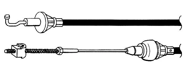 Cable Pull, clutch control (OP01100)