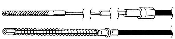 Cable Pull, parking brake (VW02101)