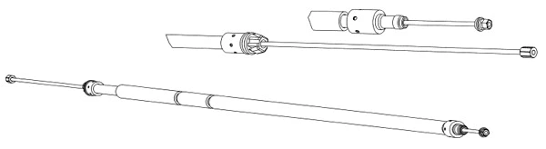 Cable Pull, parking brake (CT02161)