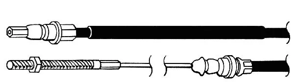 Cable Pull, parking brake (PU02160)