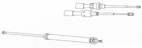 Cable Pull, parking brake (CT02176)