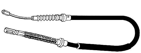 Cable Pull, parking brake (PU02175)