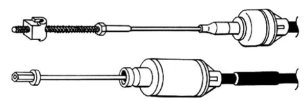 Cable Pull, clutch control (OP01151)
