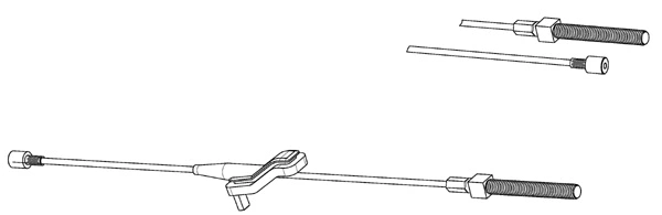 Cable Pull, parking brake (FO02218)