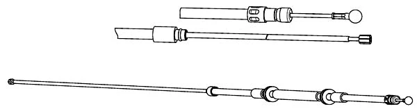 Cable Pull, parking brake (RT02273)