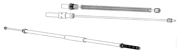Cable Pull, parking brake (CT02126)