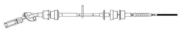 Cable Pull, clutch control (FA01241)