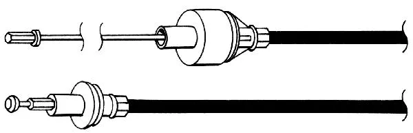 Cable Pull, clutch control (FO01114)
