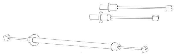 Cable Pull, parking brake (DM02202)