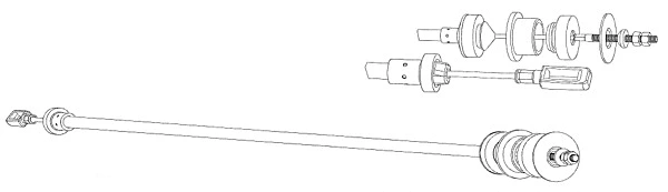 Cable Pull, clutch control (CT01139)