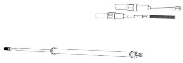 Cable Pull, parking brake (BW02126)
