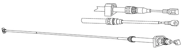 Cable Pull, parking brake (VW02205)