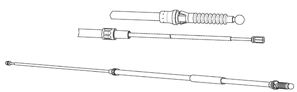 Cable Pull, parking brake (VW02196)