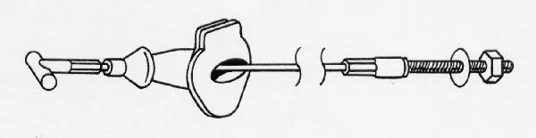 Cable Pull, parking brake (FO02188)