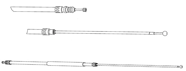 Cable Pull, parking brake (BW02138)