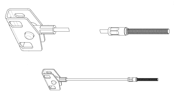 Cable Pull, parking brake (NI02193)