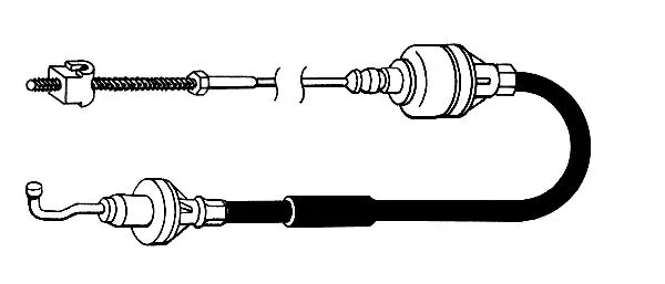 Cable Pull, clutch control (OP01152)