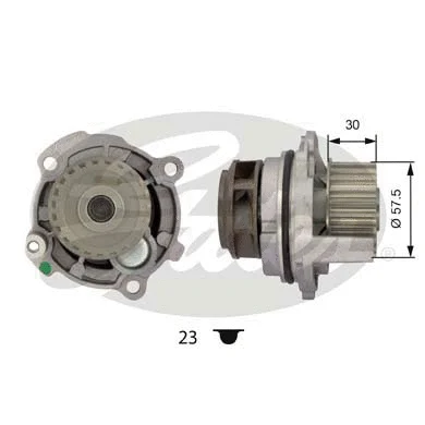 Water Pump, engine cooling (WP0031)