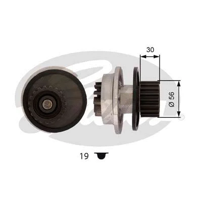 Water Pump, engine cooling (WP0068)