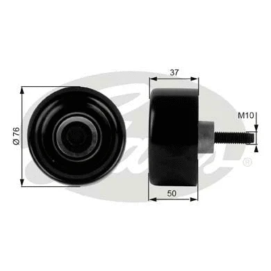 Deflection/Guide Pulley, V-ribbed belt (T36186)